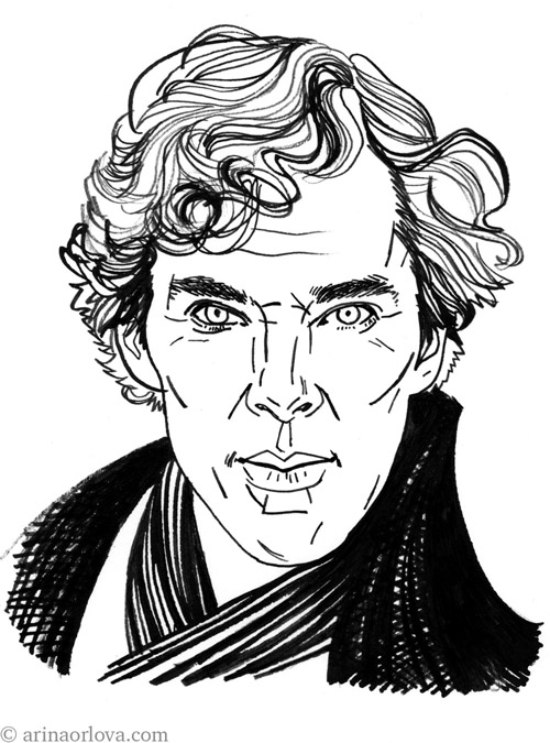 500x675 Faces Of Sherlock Holmes