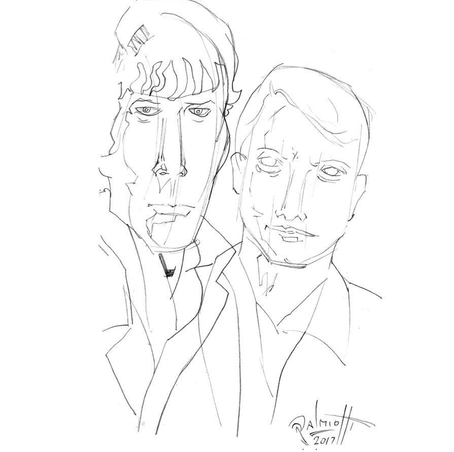 895x892 Sherlock Pencil Drawing By Peterpalmiotti