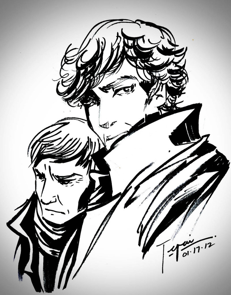 800x1018 Sherlock Sketch By Tepaipascual