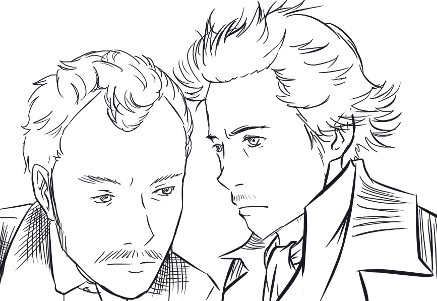 867x597 Sherlock Holmes 2010 Sketch O1 By Attorneyhoboninja