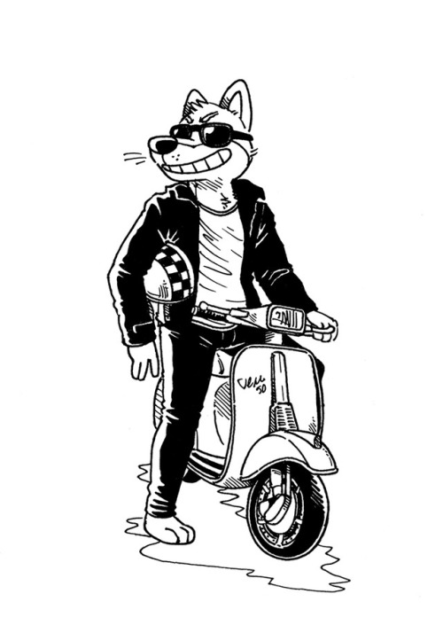 500x705 Vespa Drawing Tumblr