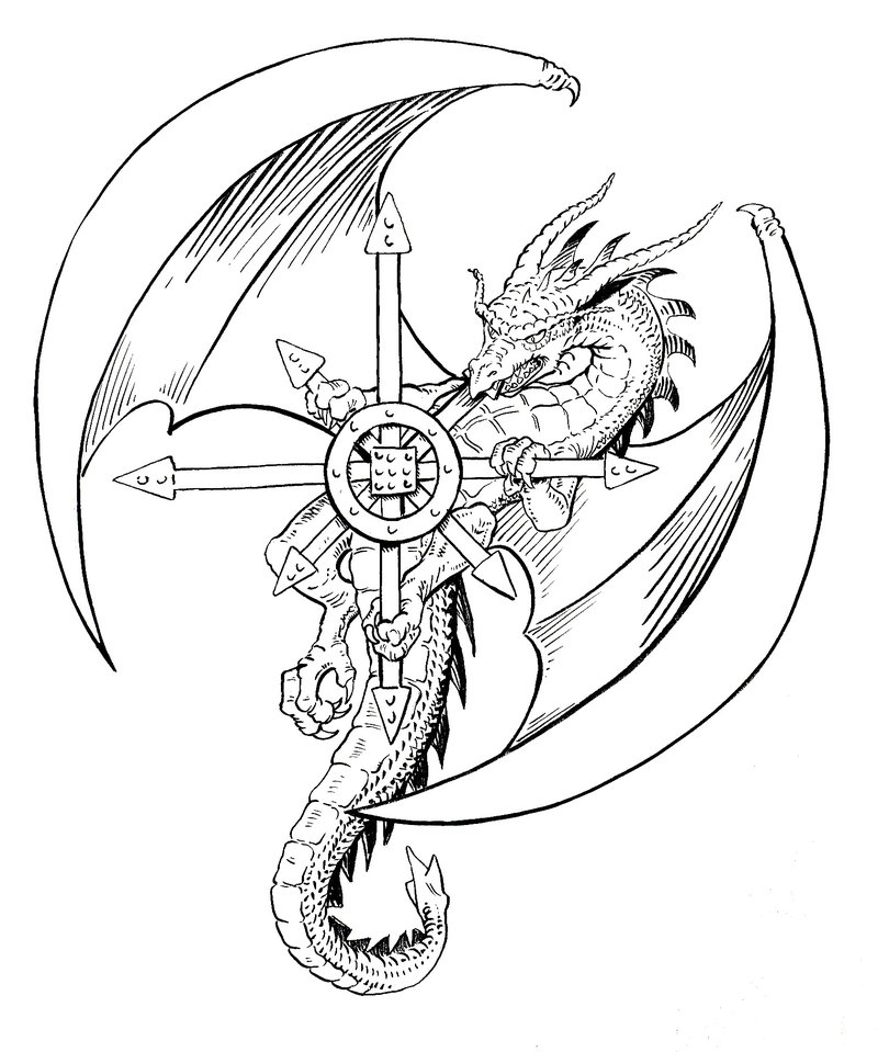 800x959 Dragon Shield Emblem By Drstrangebob