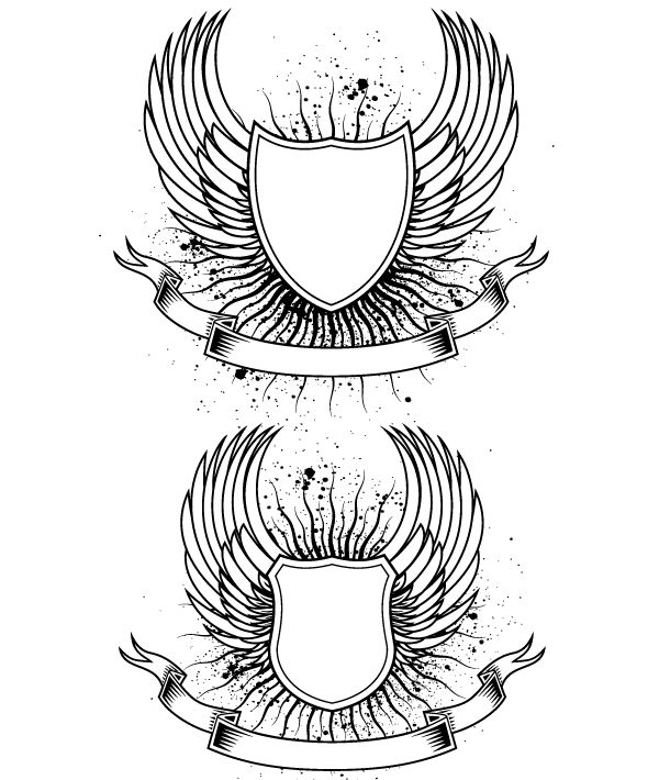 600x710 Drawn Shield Coat Arm
