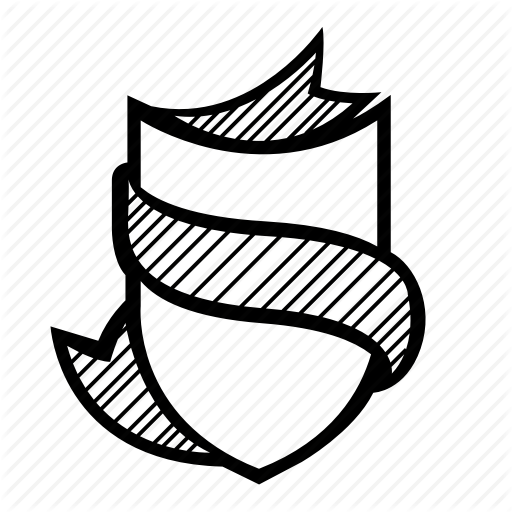 512x512 Band, Banner, Crest, Decoration, Drawing, Ribbon, Shield Icon