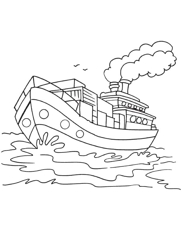 612x792 Goods Ship Coloring Page Download Free Goods Ship Coloring Page