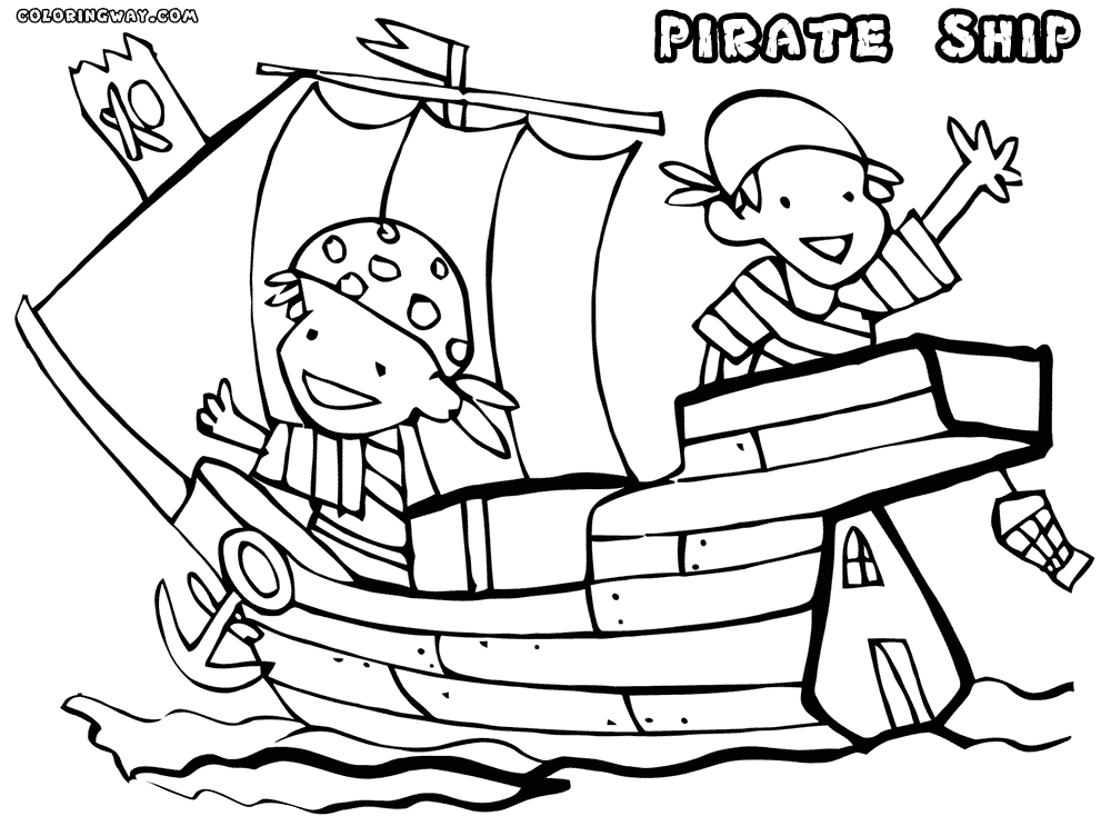 1000x743 Pirate Ship Coloring Pages Coloring Pages To Download And Print