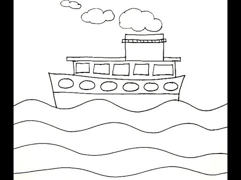 480x360 How To Draw A Ship