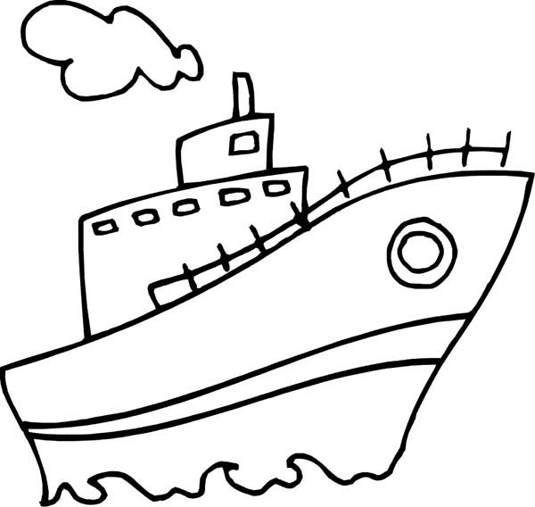 600x568 Steam Boat Coloring Page Coloring Sun