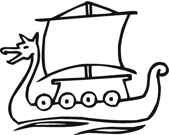 666x533 Viking Ship Coloring Page Amp Coloring Book