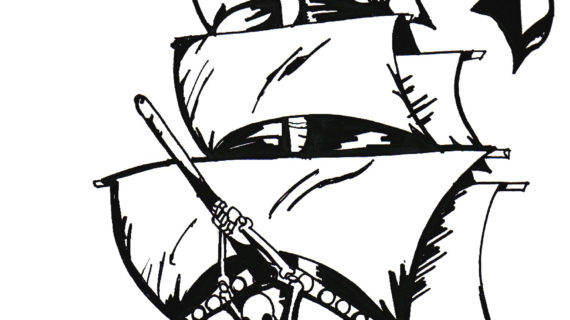 570x320 Pirate Ship Line Drawing Pirate Ship By Evergreen Academy