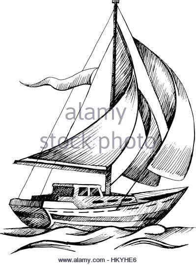 399x540 Outline Sailing Ship Recreation Travel Stock Photos Amp Outline