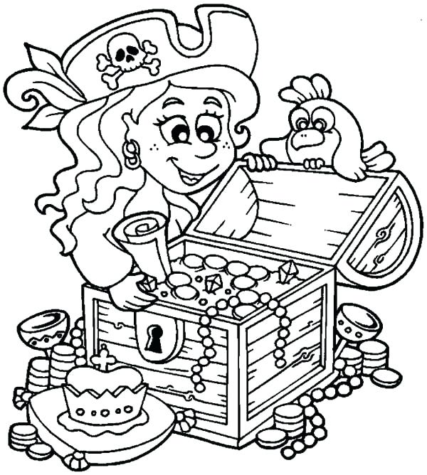 600x668 Cool Pirate Ship Coloring Page Online Drawn Book Pencil And