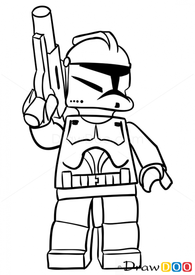 665x934 Drawing How Draw Star Wars Characters Easy As Well As How