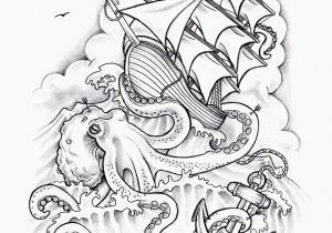 300x210 Neo Traditional Pirate Ship Tattoo Tattoo Ideas