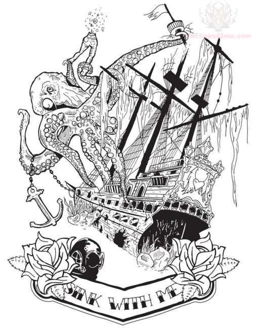 500x647 Pirate Ship Tattoo Stencil Sunglassesray