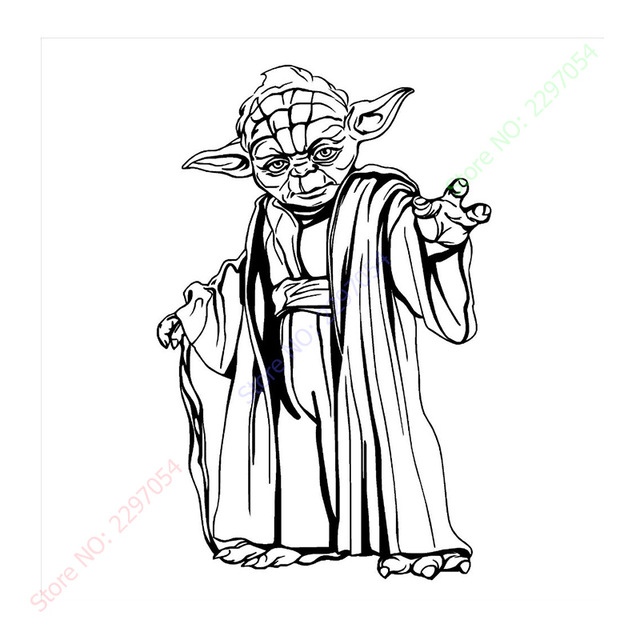 640x640 Free Shipping New Yoda Star Wars Wall Art Sticker Wall Decal Diy