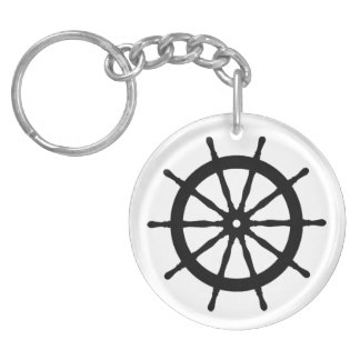 324x324 Ship Wheel Keychains Zazzle