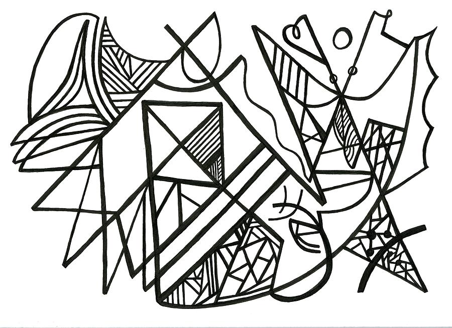 900x654 Shipwrecked Drawing By Rachel Knight