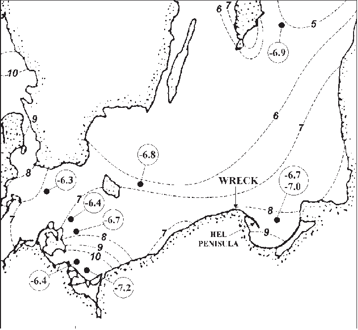 724x667 Map Of The Baltic Sea With The Position Of The Shipwreck