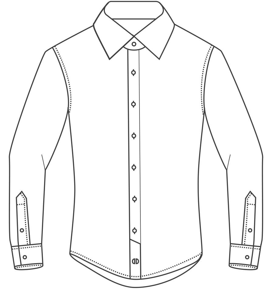 Shirt Collar Drawing at GetDrawings | Free download