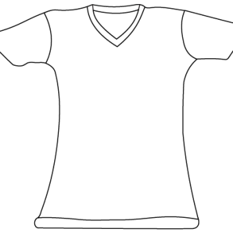 340x340 T Shirt Templates Vectors Download Free Vector Art