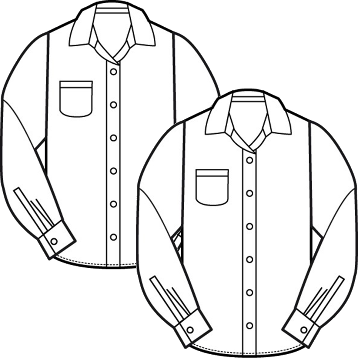 1181x1181 Long Sleeve Shirts (2 Pack)