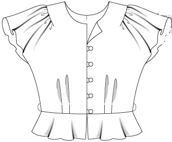 340x282 Burdastyle Alexander Blouse