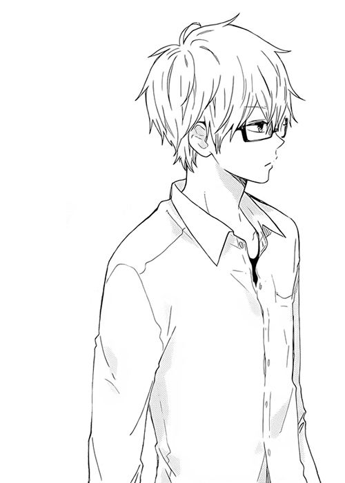 500x700 Drawn Shirt Anime Guy