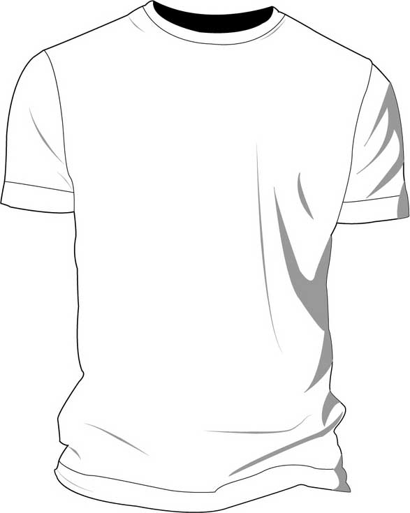 Shirt Outline Drawing at GetDrawings | Free download