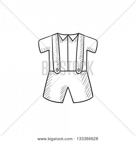 450x470 Baby Shirt Shorts Suspenders Vector Amp Photo Bigstock