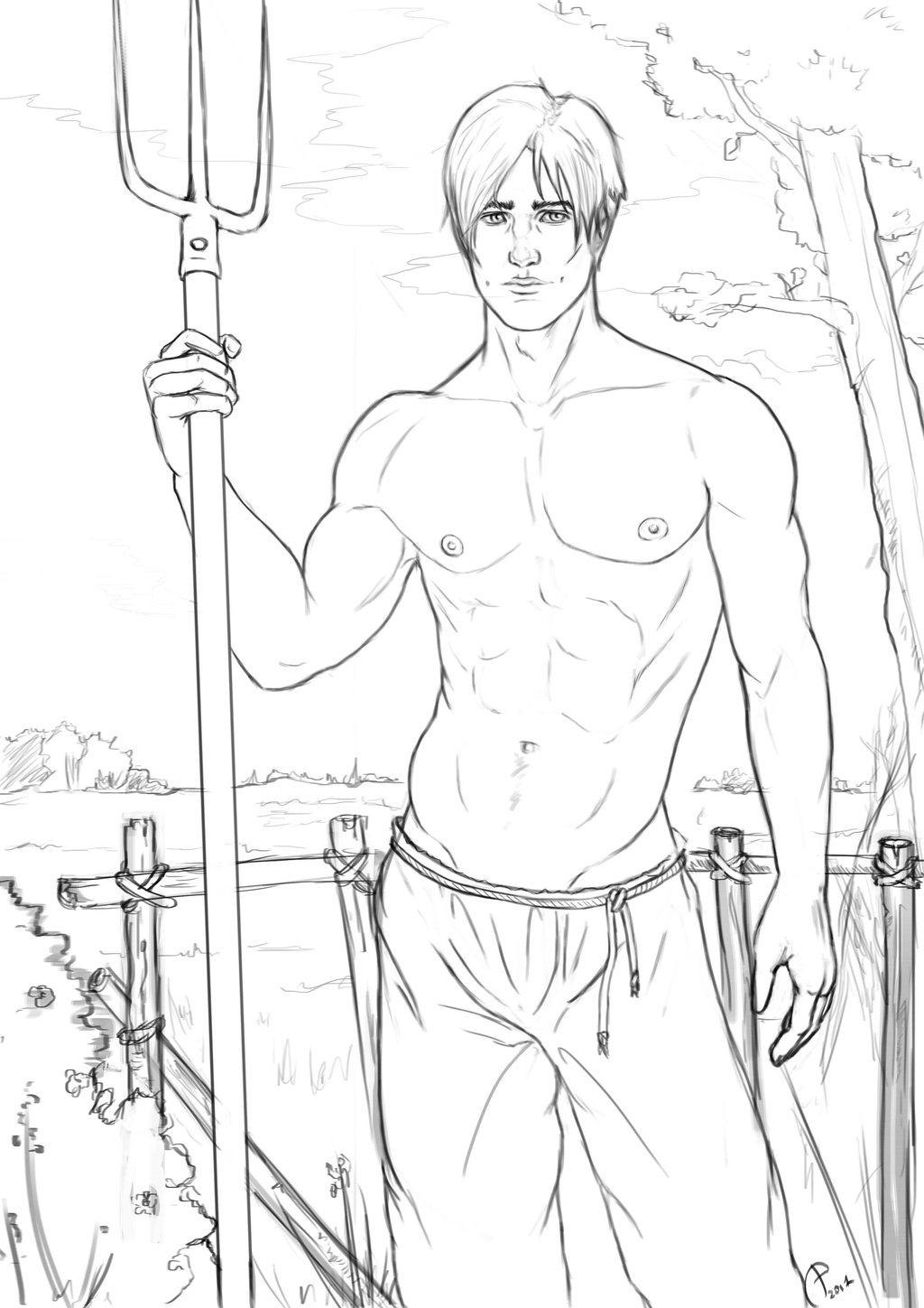 1024x1448 Kurtis Shirtless By Kikinho90