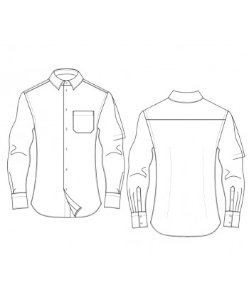 350x425 Custom Fit Men's Shirts Designer Sewing Patterns, Affordable Trend