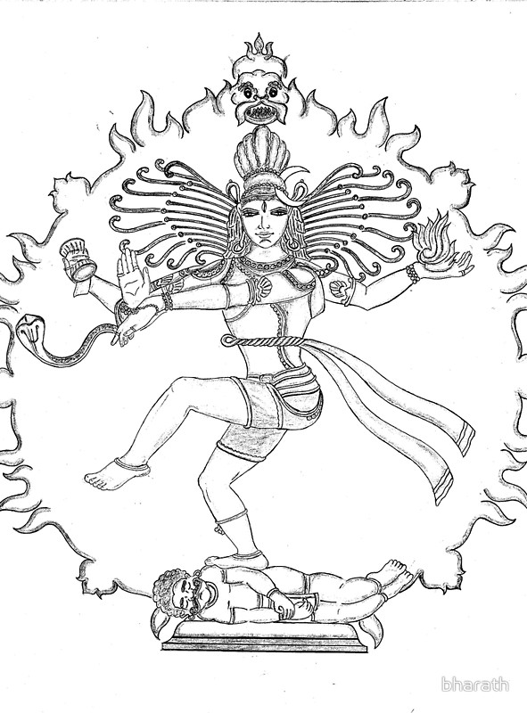 591x800 Nataraj (Shiva) Art Prints By Bharath Redbubble