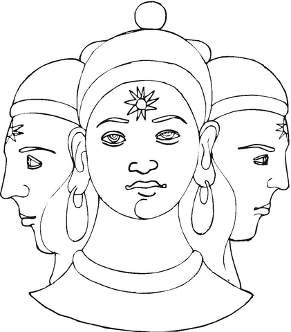 421x480 Shiva Coloring Page Free Printable Coloring Pages
