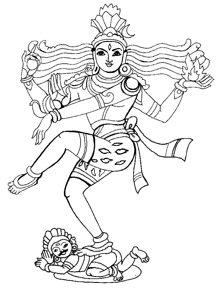Shiva Nataraja Drawing at GetDrawings | Free download