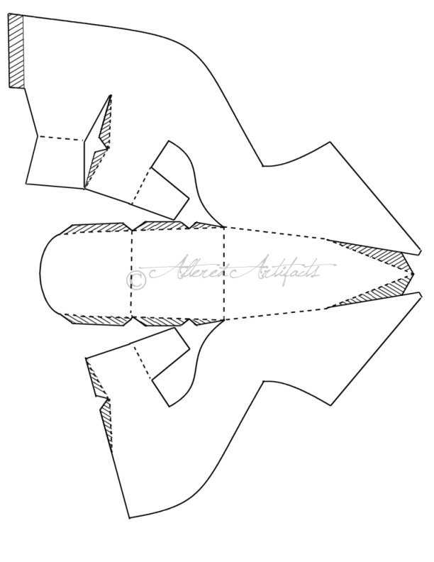 612x792 To Make Those Gorgeous Paper Shoes . Using This Pattern Tucking
