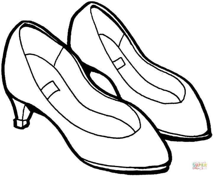 720x597 Summer Shoes Coloring Page Free Printable Coloring Pages