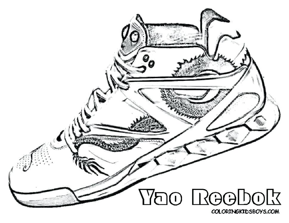 970x750 Top Shoes Coloring Pages New For Kids And Basketball With Regard
