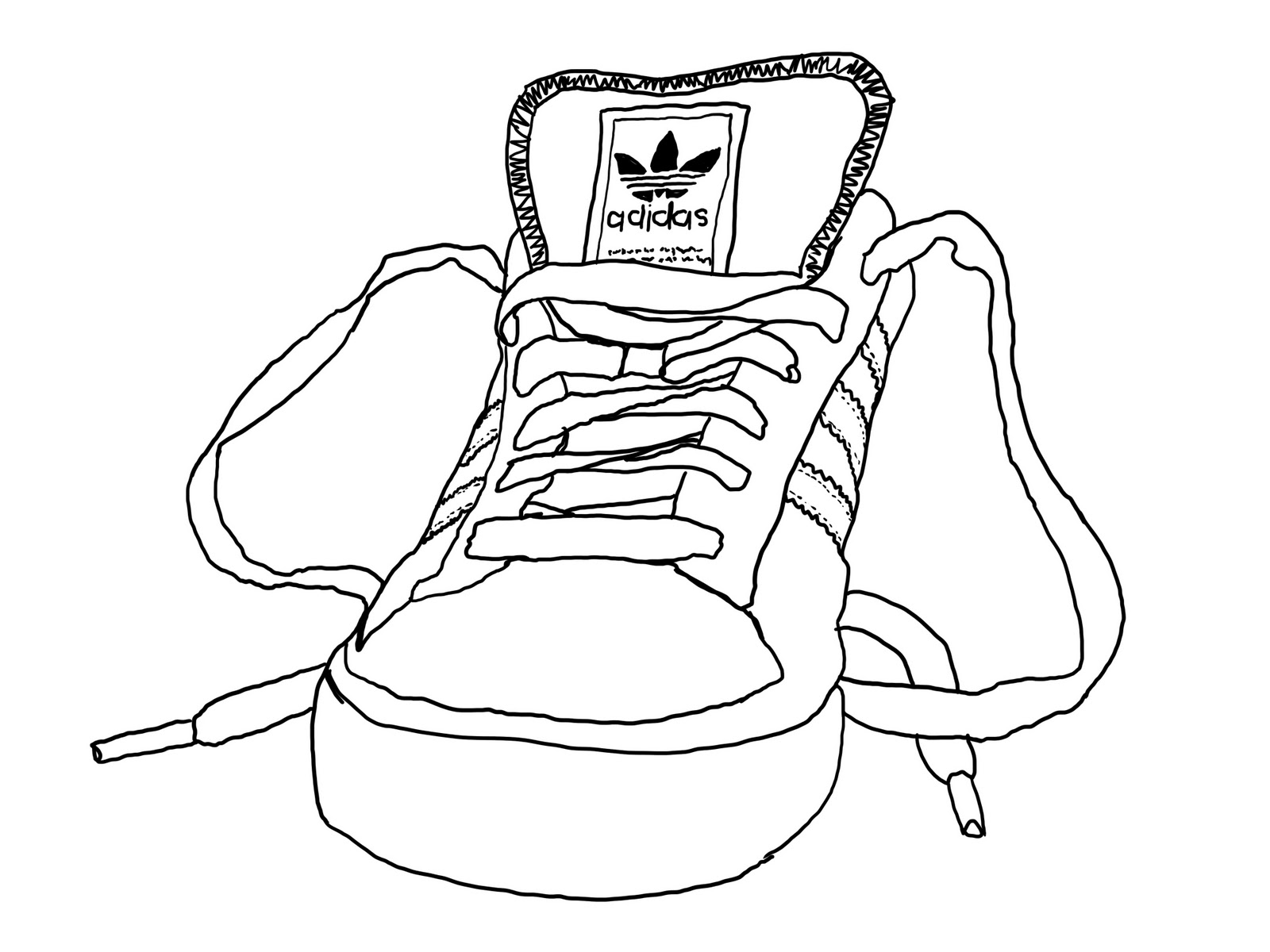 Shoe Line Drawing at GetDrawings | Free download