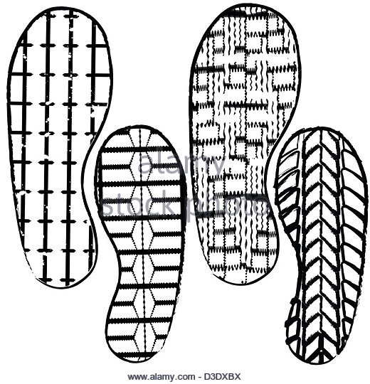 520x540 Shoe Prints Vector Stock Photos Amp Shoe Prints Vector Stock Images