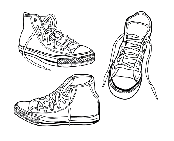 Nike Shoes Drawing at GetDrawings | Free download