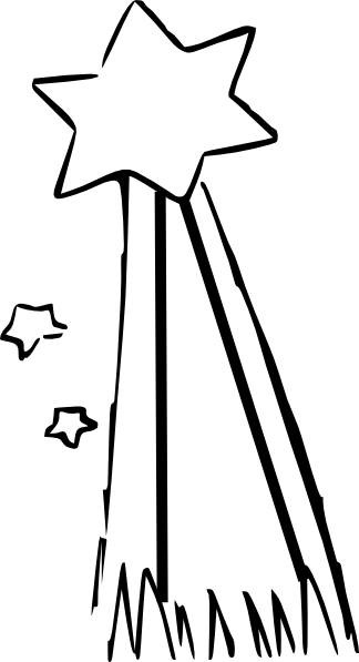 324x597 Shooting Star Clip Art