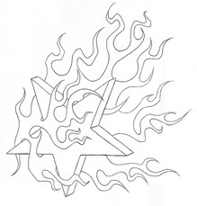 219x229 Drawn Shooting Star Star Moon