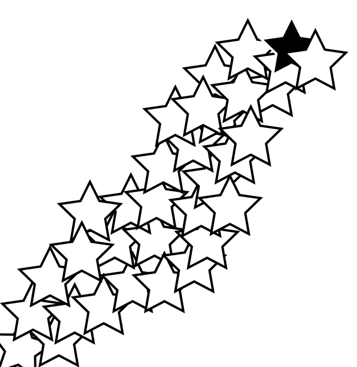 700x721 Shooting Star Graphic