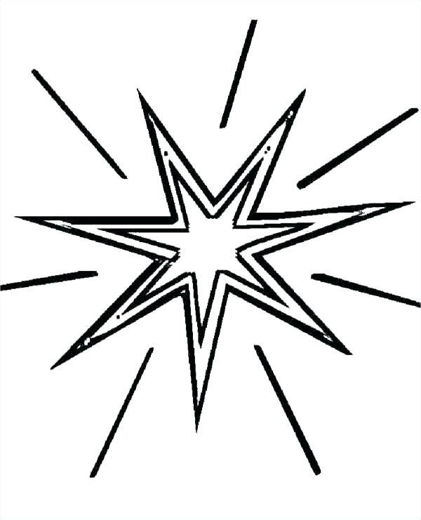 600x741 Shooting Star Coloring Pages