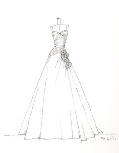 236x304 Dress Sketch Of Your Special Dress
