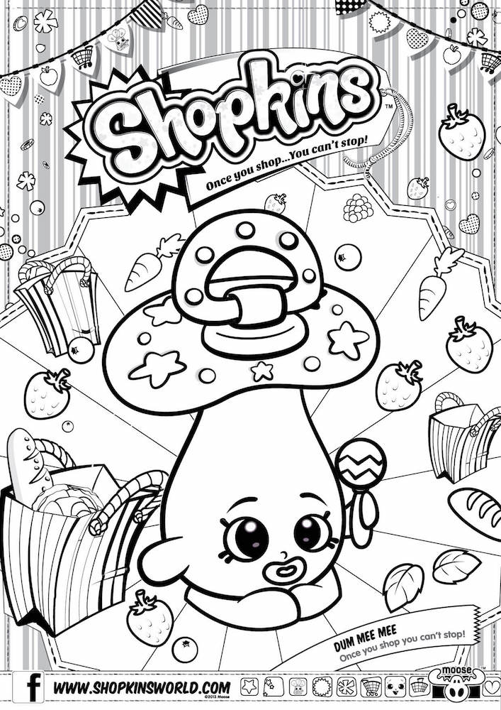 707x1000 Shopkins Coloring Pages
