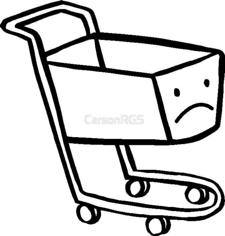 765x800 Sad Cart Stickers By Carsonrgs Redbubble