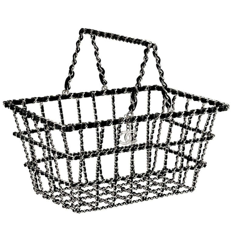 768x768 Chanel Bag Shopping Cart Basket Runway 20142015 Limited Edition