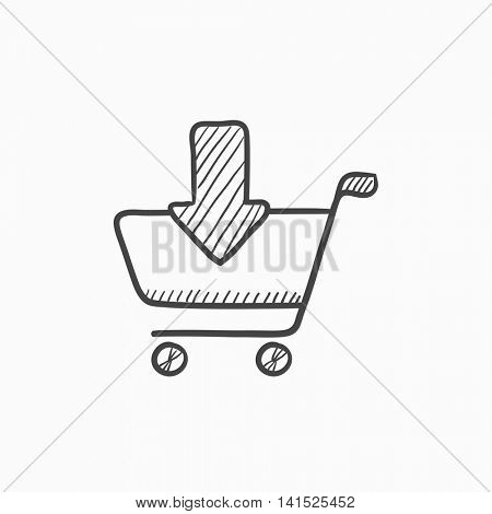450x470 Online Shopping Cart Vector Sketch Vector Amp Photo Bigstock